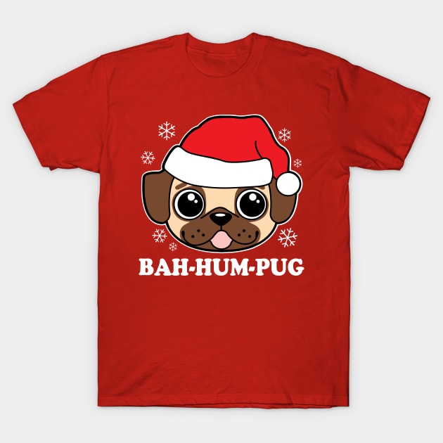 Bah Hum Pug T-Shirt by DetourShirts